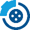 blue car speeding illustration representing fast travel options 3 different modes